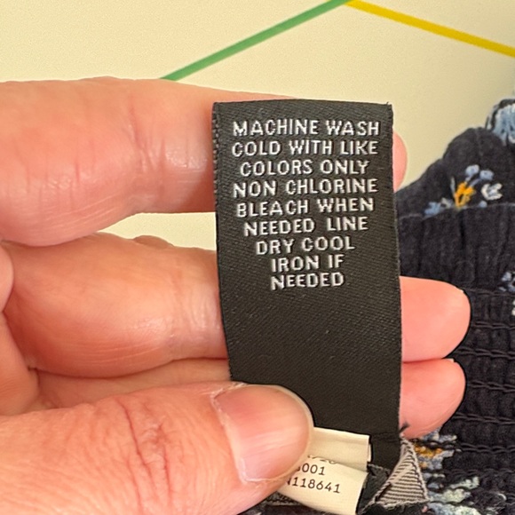 Lane Bryant Navy High-Low Floral Maxi Skirt size 16 some flaws coquette light - Picture 3 of 12